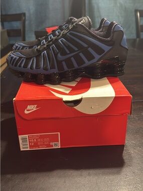 Brand new Nike Shox TL Black/Blue size 10.5 men